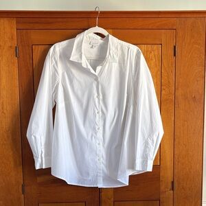 J. Jill White Button Down Shirt